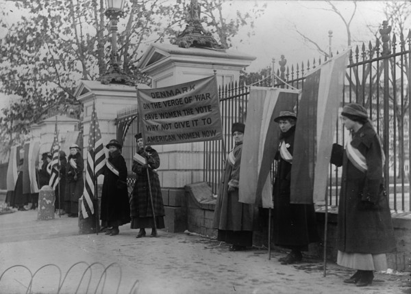 Woman Suffrage - Picket Parade, 1917.