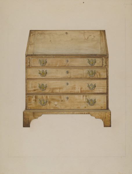 Writing Desk, 1935/1942.