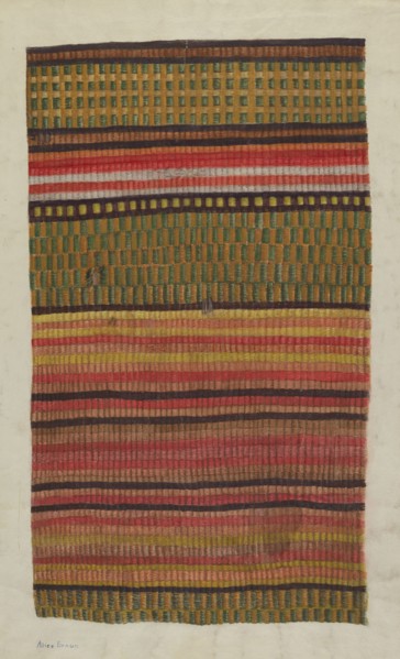 Carpet Sample, c. 1940.