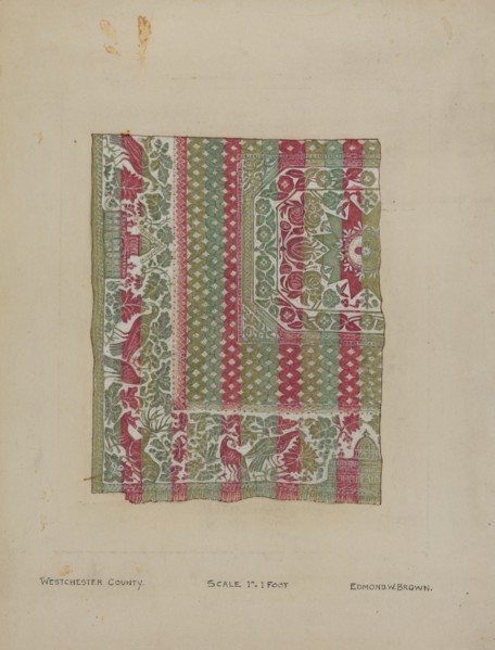 White House Bed Cover, c. 1936.