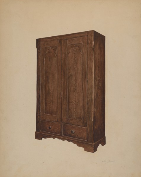 Wardrobe, c. 1939.