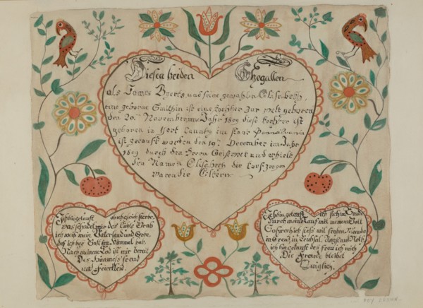 Fraktur, 1935/1942.