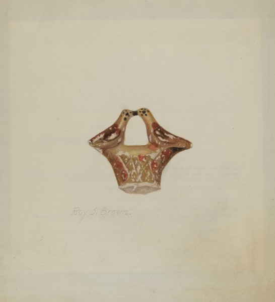 Chalkware Birds, 1935/1942.