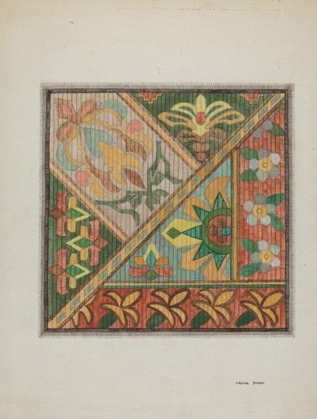 Sofa - Pillow Top, c. 1937.