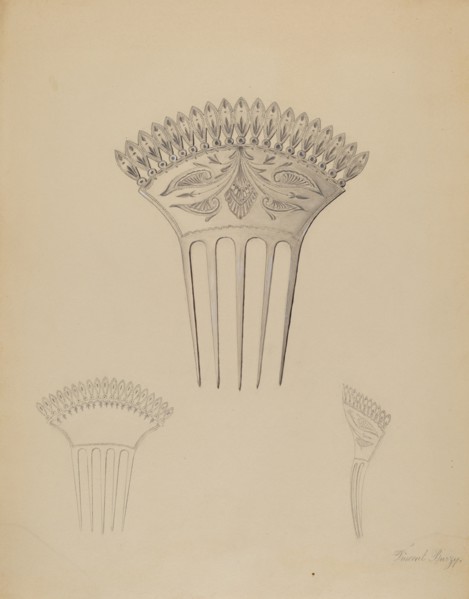 Comb, c. 1936.