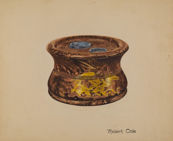 Ink and Pen Stand, c. 1940.