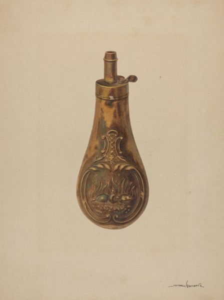 Powder Flask, c. 1936.
