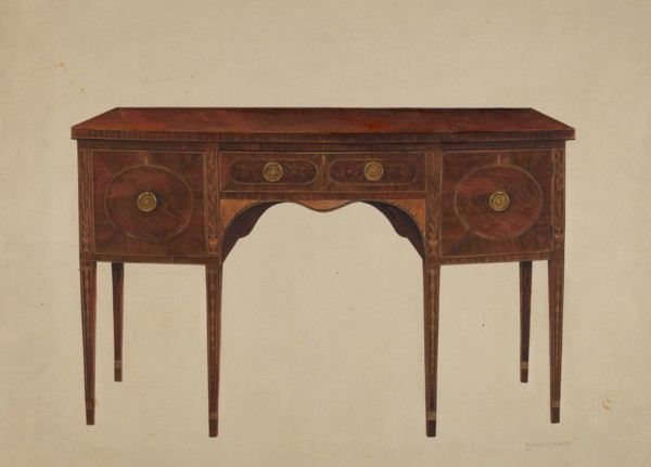 Sideboard, c. 1938.