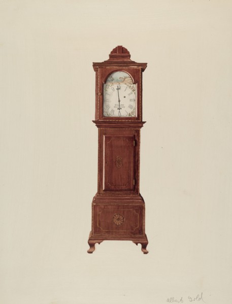 Hall Clock (Miniature), c. 1936.