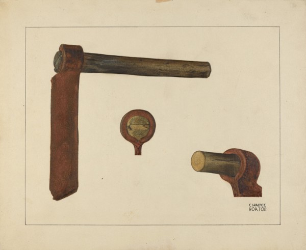 Zoar Shingle Axe, c. 1937.