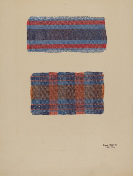 Textile Samples, c. 1939.