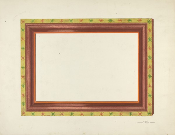Zoar Picture Frame, c. 1937.
