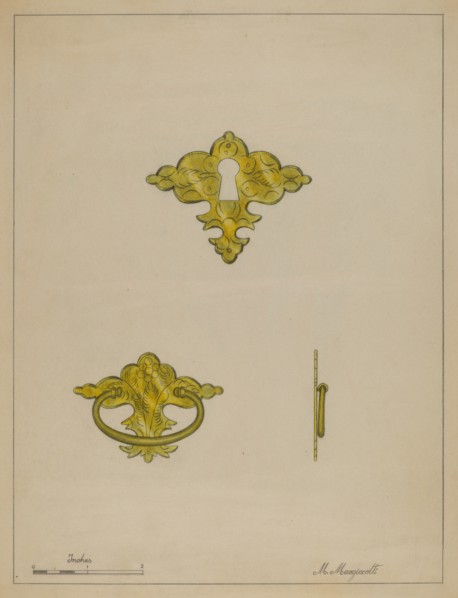 Drawer Pull, c. 1936.