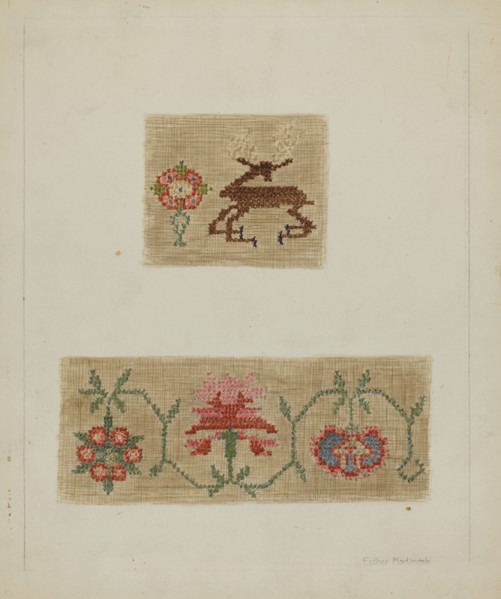 Sampler, 1935/1942.