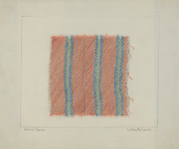 Homemade Cloth, 1935/1942.