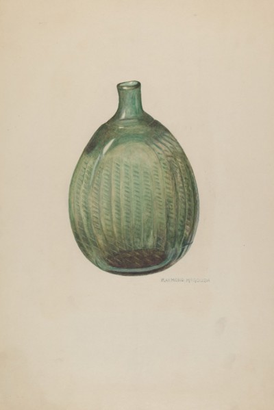 Flask (Swirl), c. 1940.