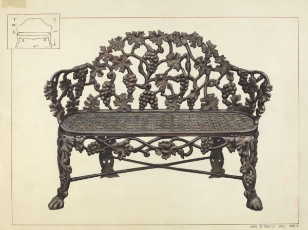 Garden Bench, 1935/1942.