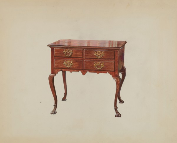 Lowboy, c. 1936.