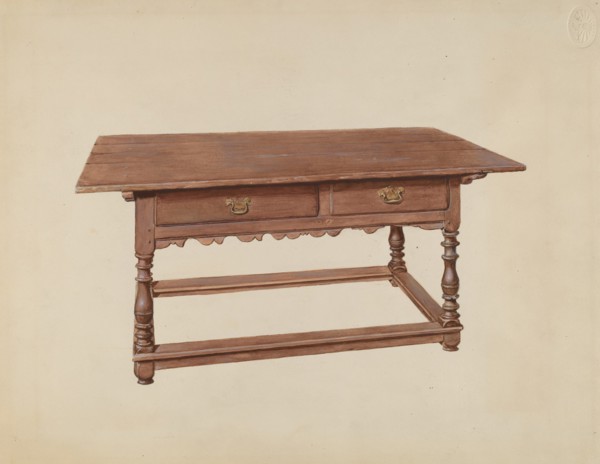 Table, c. 1936.