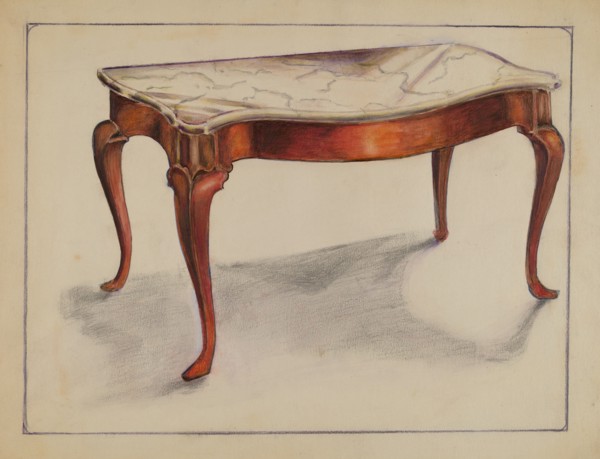 Marble Top Table, 1935/1942.