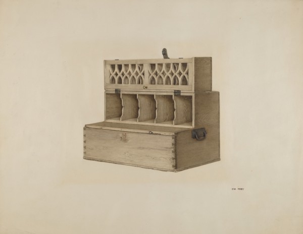 Surgeon's Field Desk and Kit, c. 1941.