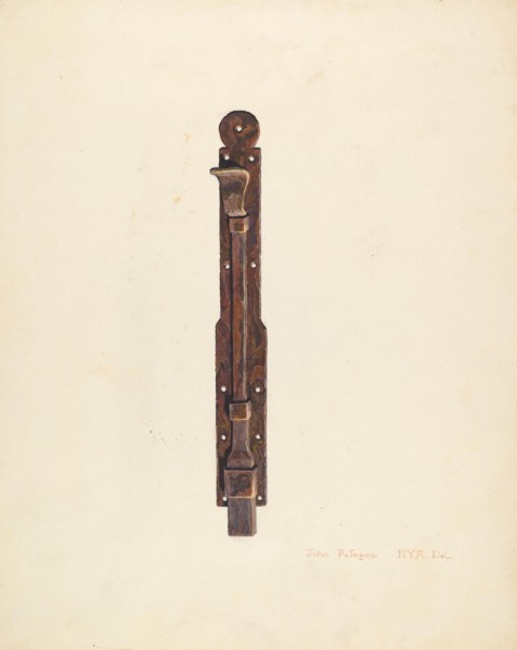 Bolt, c. 1939.