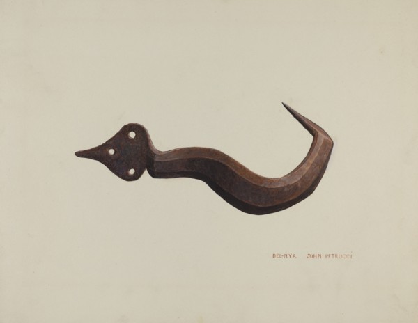 Conestoga Axe Holder, c. 1939.