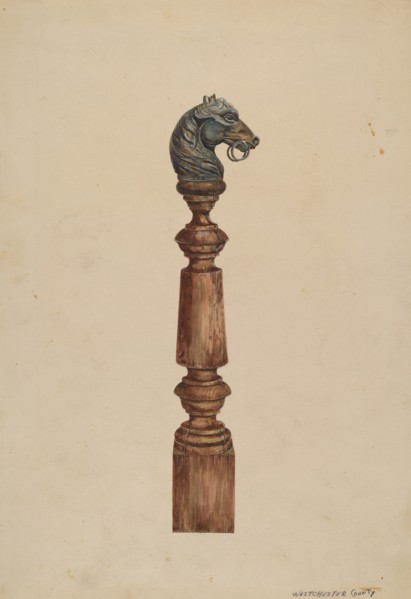Hitching Post, c. 1937.