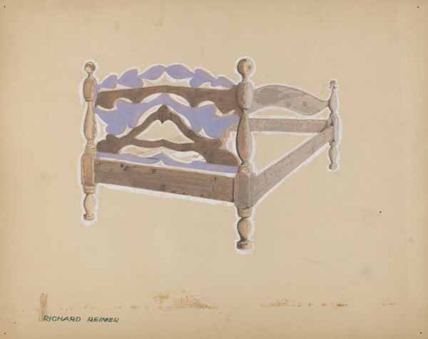 Bed, 1935/1942.