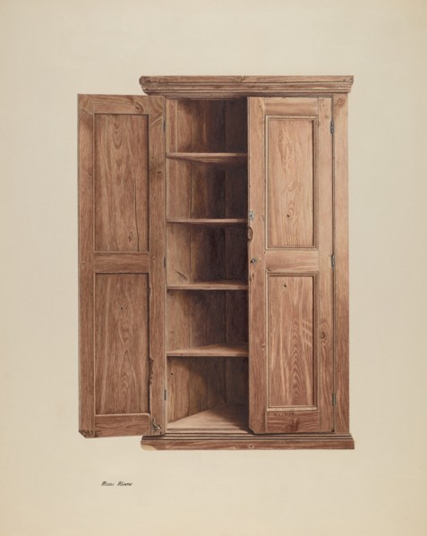 Triangular Corner Safe, c. 1941.