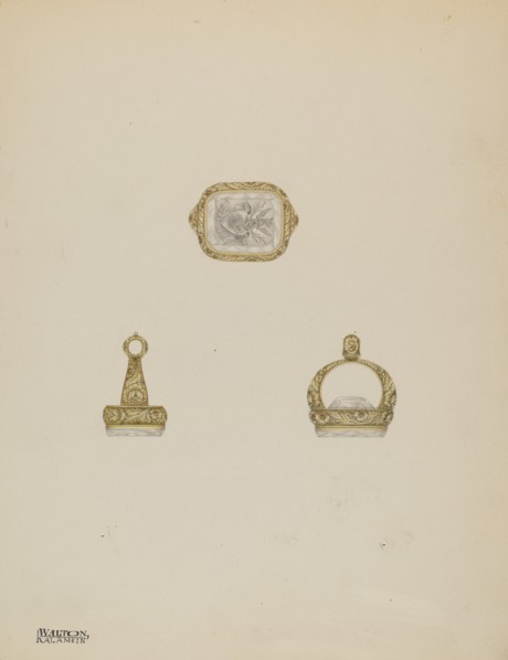 Fob Seal, c. 1937.