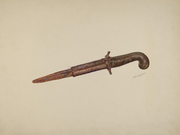 Pistol Dagger, c. 1941.