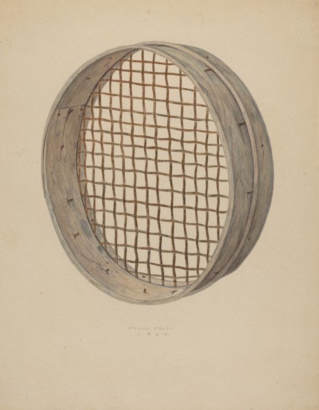 Lead Miner's Screen, 1940.