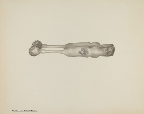 Silver Sugar Tongs, c. 1939.