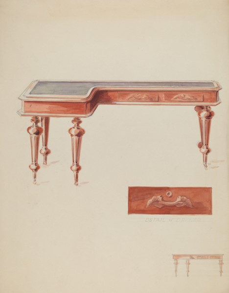 Table, c. 1936.