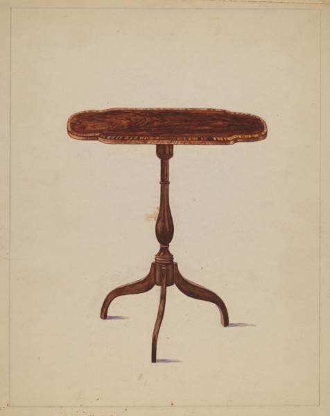 Table, 1936.