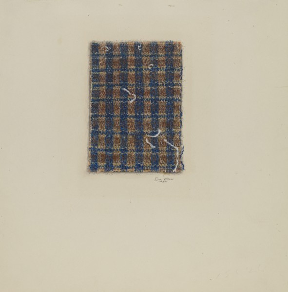 Fragment of Comforter, c. 1938.