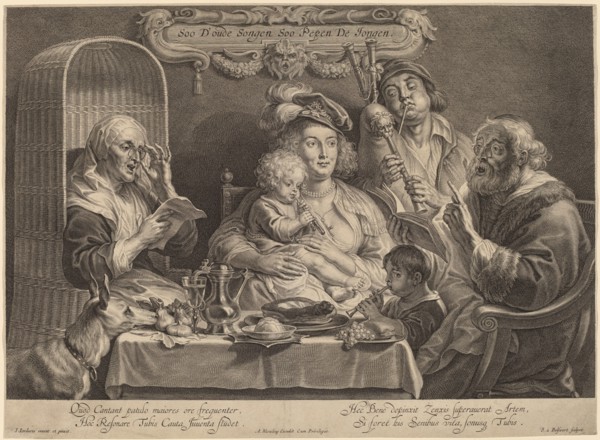The Family Concert (As the old sing, so the young twitter).