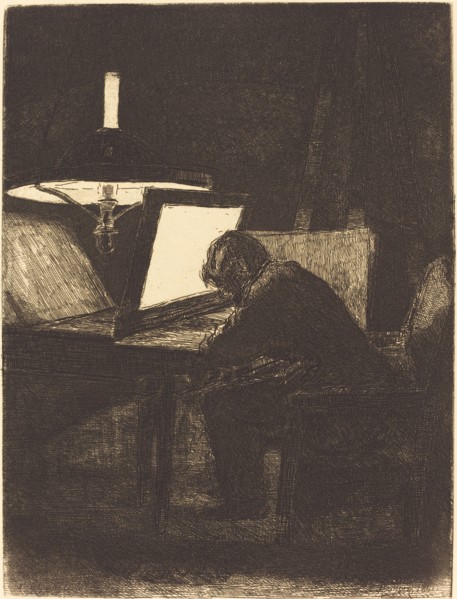 Printmaker (Le Graveur), 1861.
