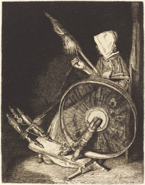 Breton Spinner (Fileuse Bretonne), 1861.