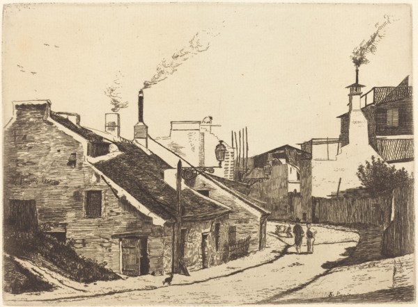 Rue de Champ de l'Alouette, 1861.