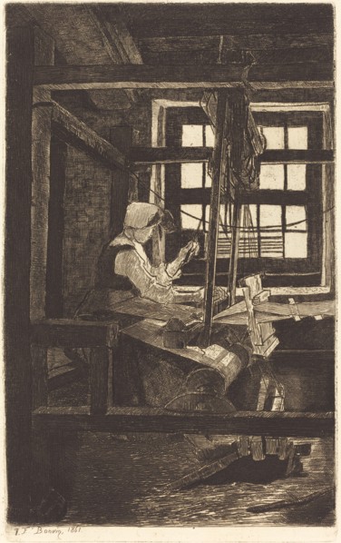 The Weaver (La Tisserande), 1861.