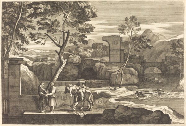 The Samaritan Takes the Man to an Inn.
