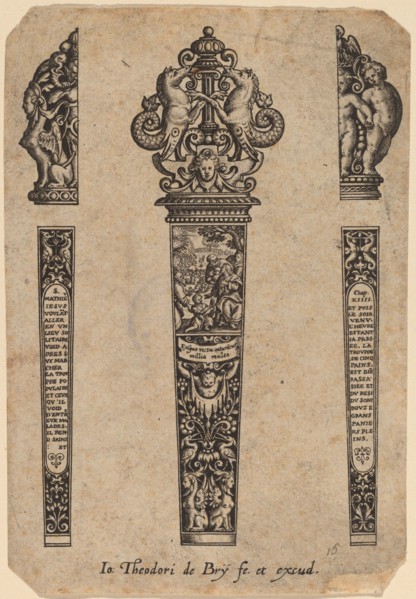 Ornament for Knife Handle.