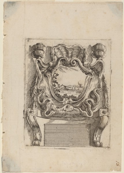 Architectural Motif with a Landscape, c. 1690.