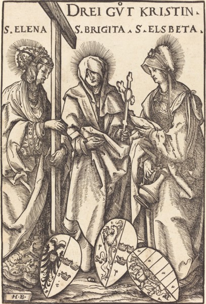 Saint Helena, Saint Brigitta and Saint Elizabeth, 1516.