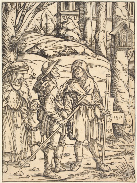 Pilgrims at a Wayside Shrine, 1508.