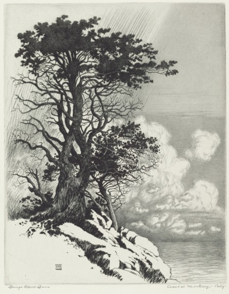 Coast at Monterey, California, c. 1925.