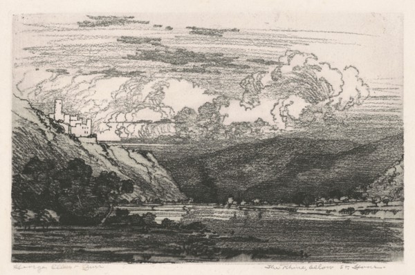 The Rhine, below St. Goar, c. 1915.