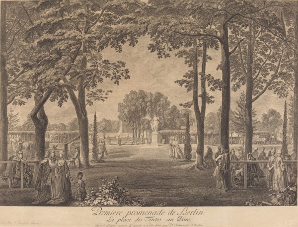 Premiere promenade de Berlin, 1772.